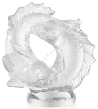 Decoration poisson double Clair - Lalique