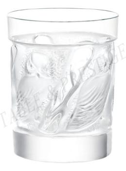 Coffret 2 gobelets Old fashion Hulotte Clair - Cadeau Lalique