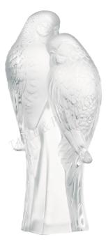 Motif 2 Perruches Clair - Lalique