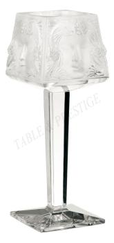 Photophore sur pied Masque de Femme Clair - Lalique
