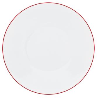 2 x assiette à  dessert rouge vermillon - Raynaud