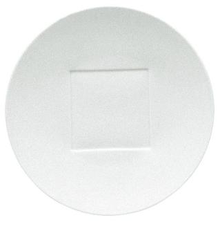 2 x Assiette à dîner centre carré - Raynaud