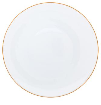 Assiette à  diner orange abricot - Raynaud