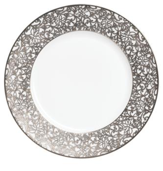 Assiette à  diner blanc - Raynaud