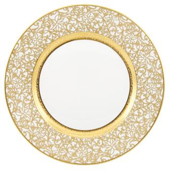 Assiette à  diner blanc - Raynaud