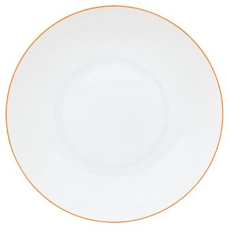 Assiette creuse orange abricot - Raynaud