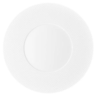 Assiette de présentation ronde centre rond - Raynaud