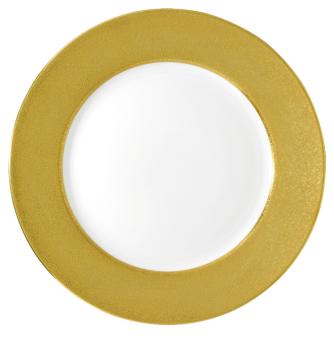 Assiette de présentation granité or - Raynaud