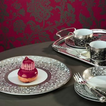 Plat à gâteau noir - Raynaud