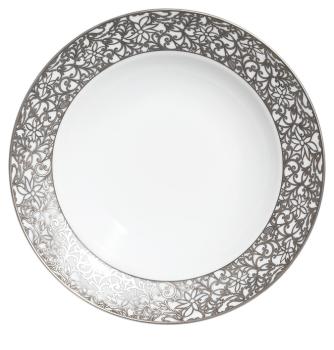 Plat rond creux blanc - Raynaud