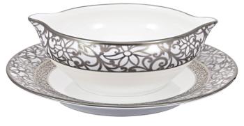 Saucière sur plateau blanc - Raynaud