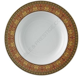 6 x assiette creuse 22 cm - Rosenthal versace