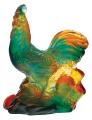 Amber green rooster - Daum