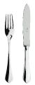 Fish serving fork in silver plated - Ercuis