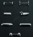 6 knife rests in silver plated - Ercuis