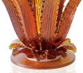 Cactus table round - Single table without top Amber - Lalique