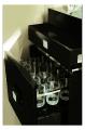 Femme bras lev&eacute;s bar Black Ebony and Clear crystal - Lalique