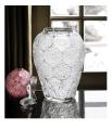 Anemones vase in clear crystal - Lalique