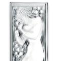 Panneau figurine et raisins miroir - Lalique