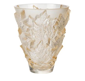 Champs-élysées small vase crystal gold luster - Lalique