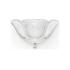 Applique ginkgo moyen modèle incolore et finition nickel brillant et satiné - Lalique