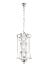 Lanterne ginkgo en cristal incolore, finition nickel brillant et satiné, petit modèle - Lalique