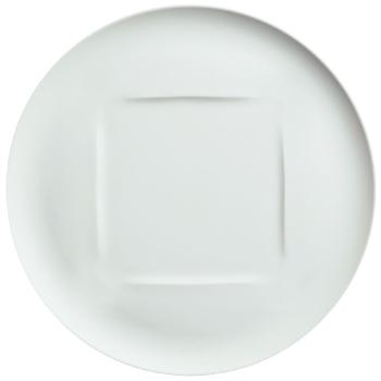 2 x Assiette 29 cm centre carré 14 cm - Raynaud